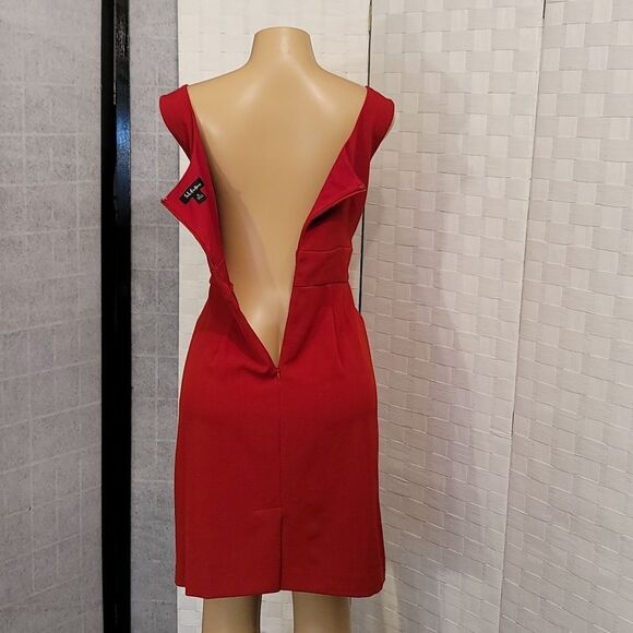S.L.FASHIONS SLEEVELESS INVIBLE ZIPPER DOWN BACK DRESS - Picture 12 of 16